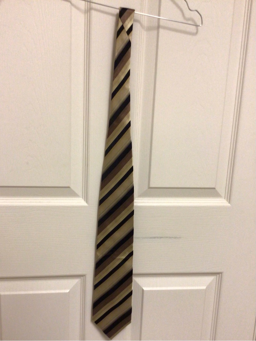 Vintage Valerio Garati 100% Pure Silk Handmade Striped Tie | Dark Academia